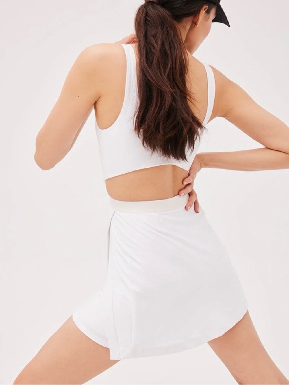 Outdoor Voices White Cutout Tennis Dress
